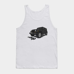 Jeep Wrangler - Black Tank Top